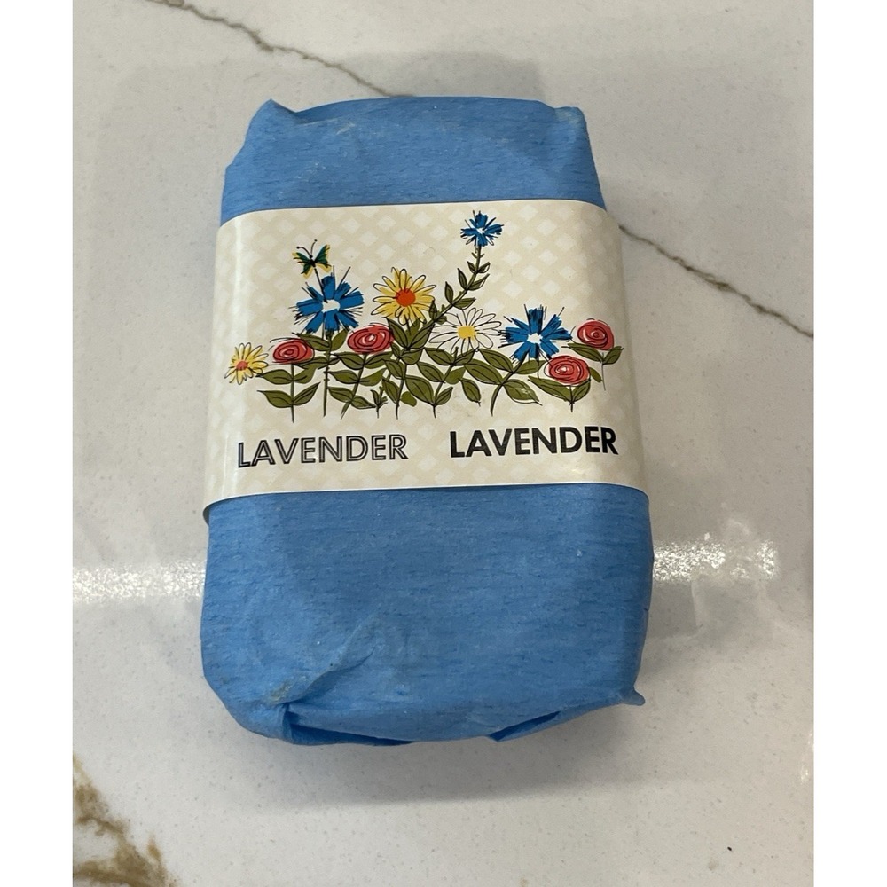 The Soapmakers Lavender Soap Luxury Vintage Perfumed 3 oz/85‎ g New Old Stock